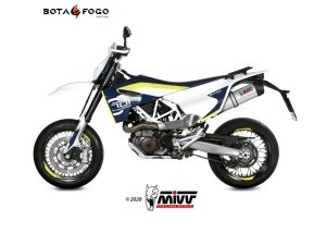 Silenciador Oval titan con tapa carbono Mivv HU.001.L4C