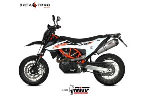 Silenciador Oval Titan con tapa carbono Mivv KT.023.LNC