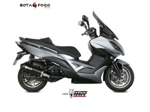 Silenciador Oval black con tapa carbono Mivv O.010.LVC
