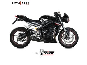 Silenciador Delta Race black Mivv T.019.LDRB