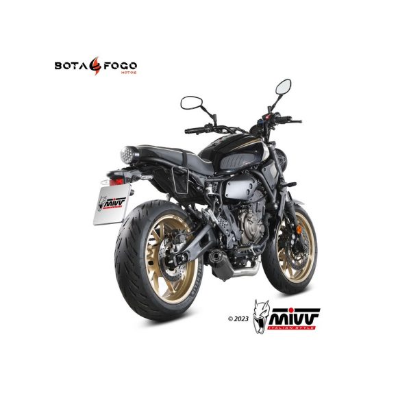 Escape Completo  HR-1 Black con tapa en carbono larga Mivv Y.077.LH1BG - Imagen 2