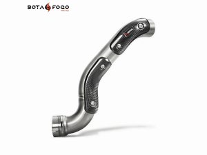 Tramo del colector para colocación del silencioso Slip-on en posición alta. Homologado Akrapovic. l-b12so11