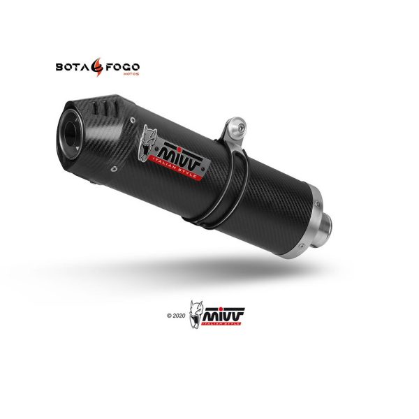 Escape Completo  Oval carbono con tapa carbono Mivv Y.069.L3C - Imagen 3