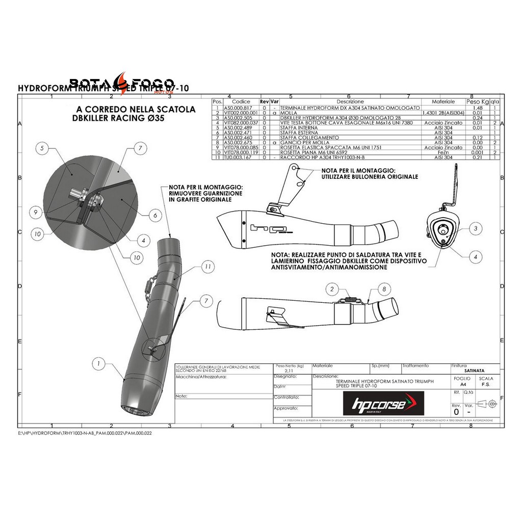 Escape HYDROFORM HP Corse. trhy1003-n-ab - Imagen 2