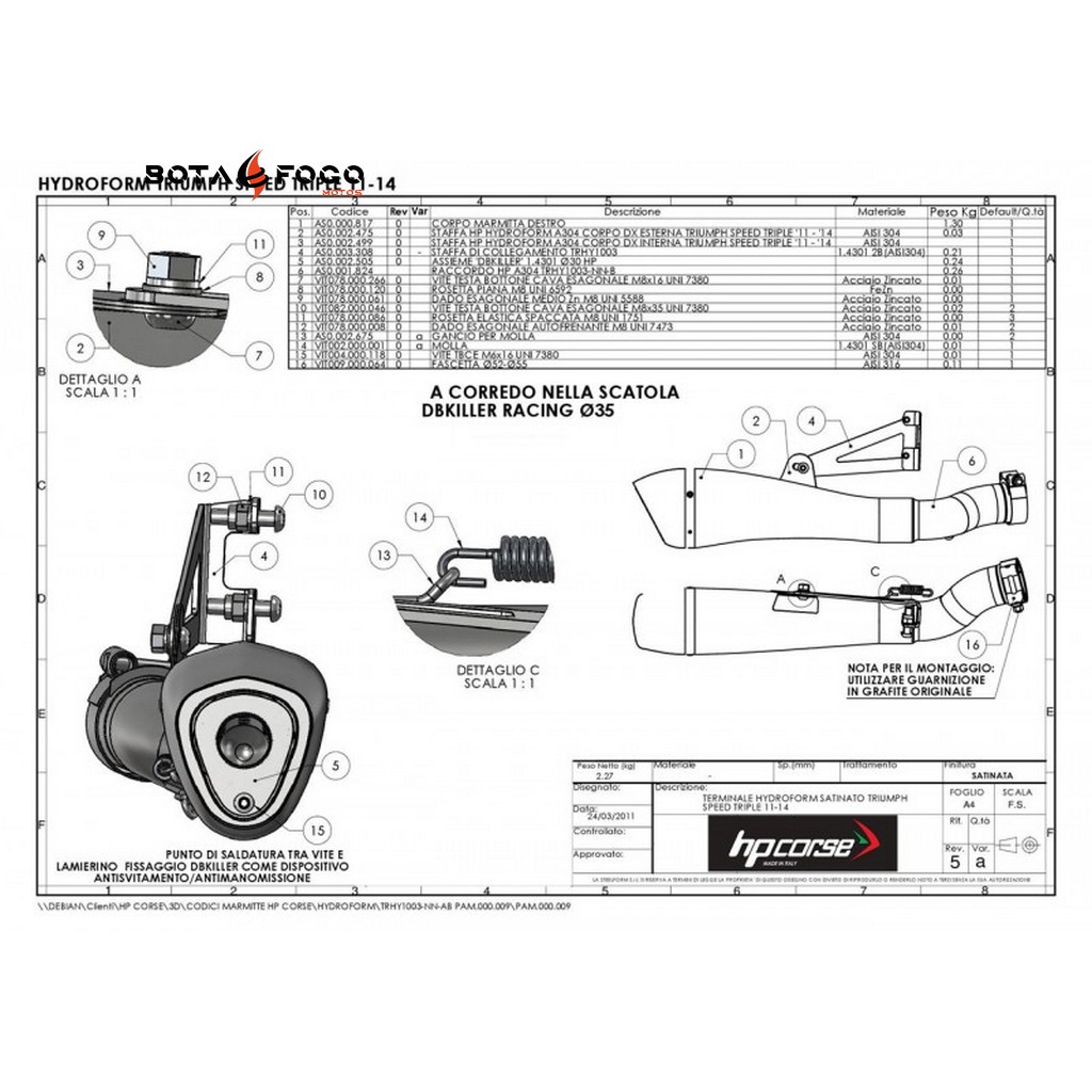 Escape HYDROFORM HP Corse. trhy1003-nn-ab - Imagen 2