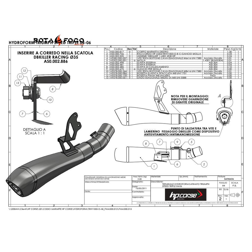 Escape HYDROFORM HP Corse. trhy1003-o-ab - Imagen 2